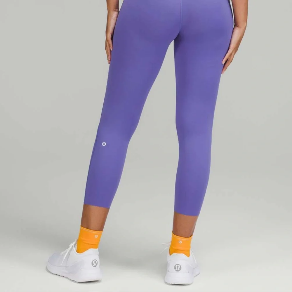 Lululemon base pace high rise running tight legging 25" nulux 6 charged indigo - Picture 2 of 6